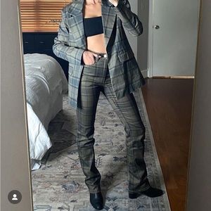 WeWoreWhat Plaid Icon Pants